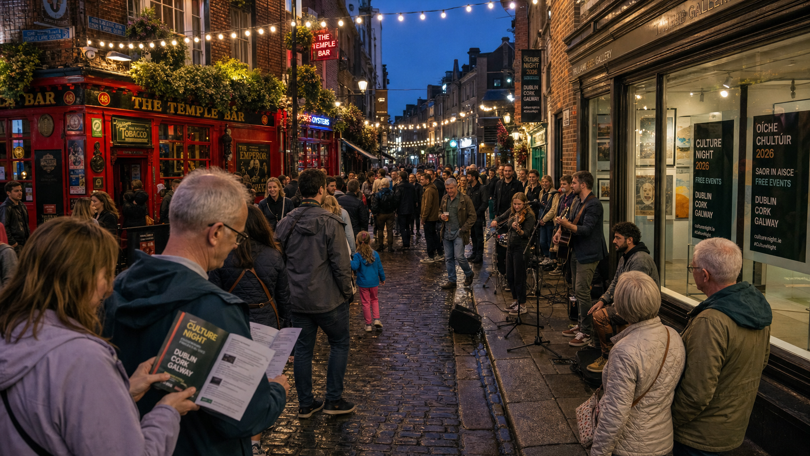 Culture Night 2026 Promises Biggest Edition Yet as Dublin, Cork and Galway Prepare Free Arts Events