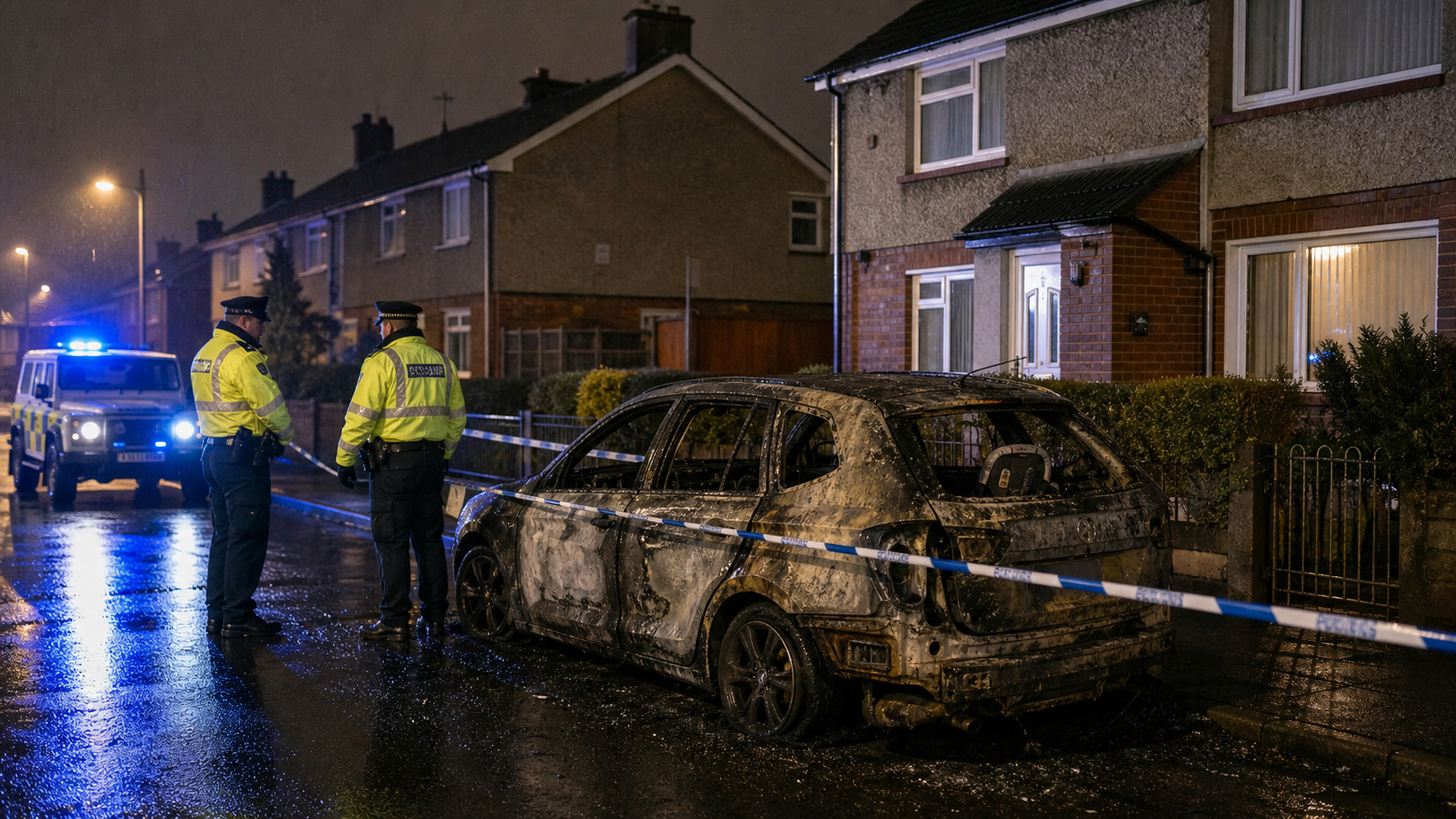 PSNI Launches Hate Crime Investigation After Family Targeted in Racially Motivated Arson Attack in Newtownabbey