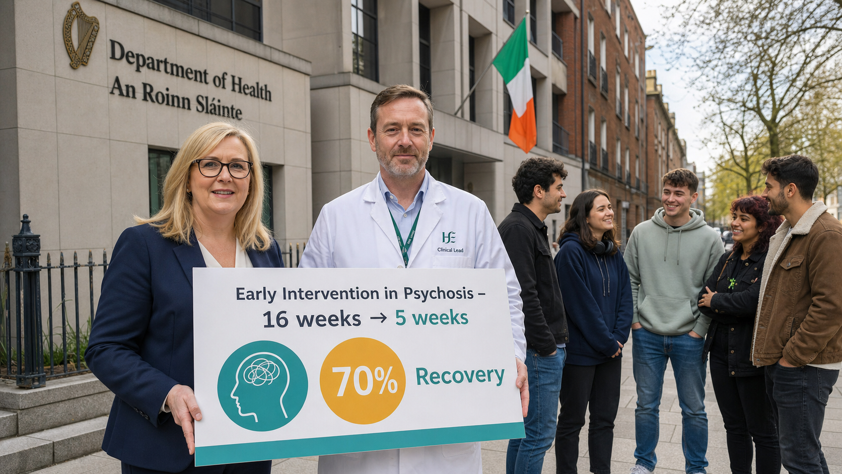 Ireland's Early Intervention Psychosis Programme Cuts Untreated Duration from 16 Weeks to Five as Recovery Rates Hit 70%