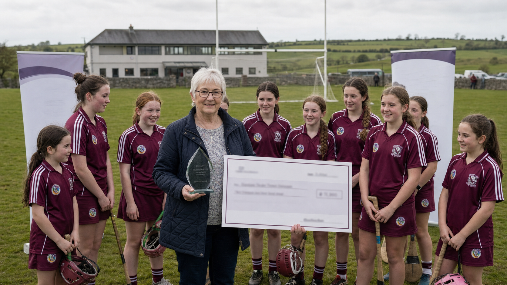 Marie Turkington Named EirGrid GAA Community Hero of the Year for Decades of Service to Annaghdown Camogie