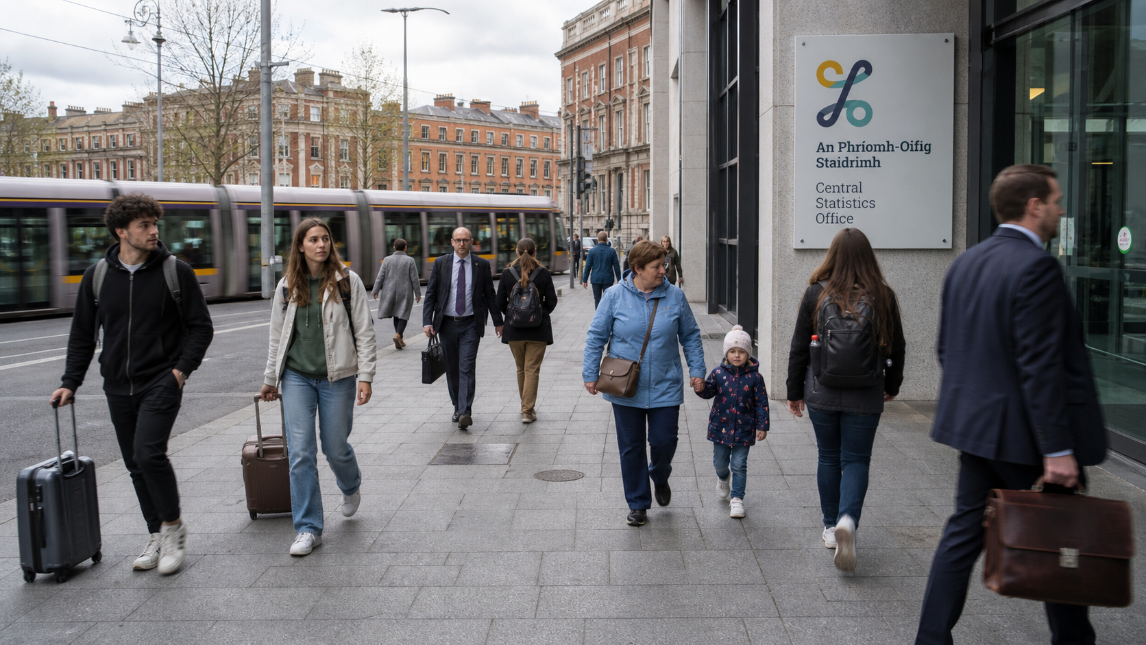 Ireland Net Migration Falls 19% as Ukraine War Peak Recedes and Emigration Rises