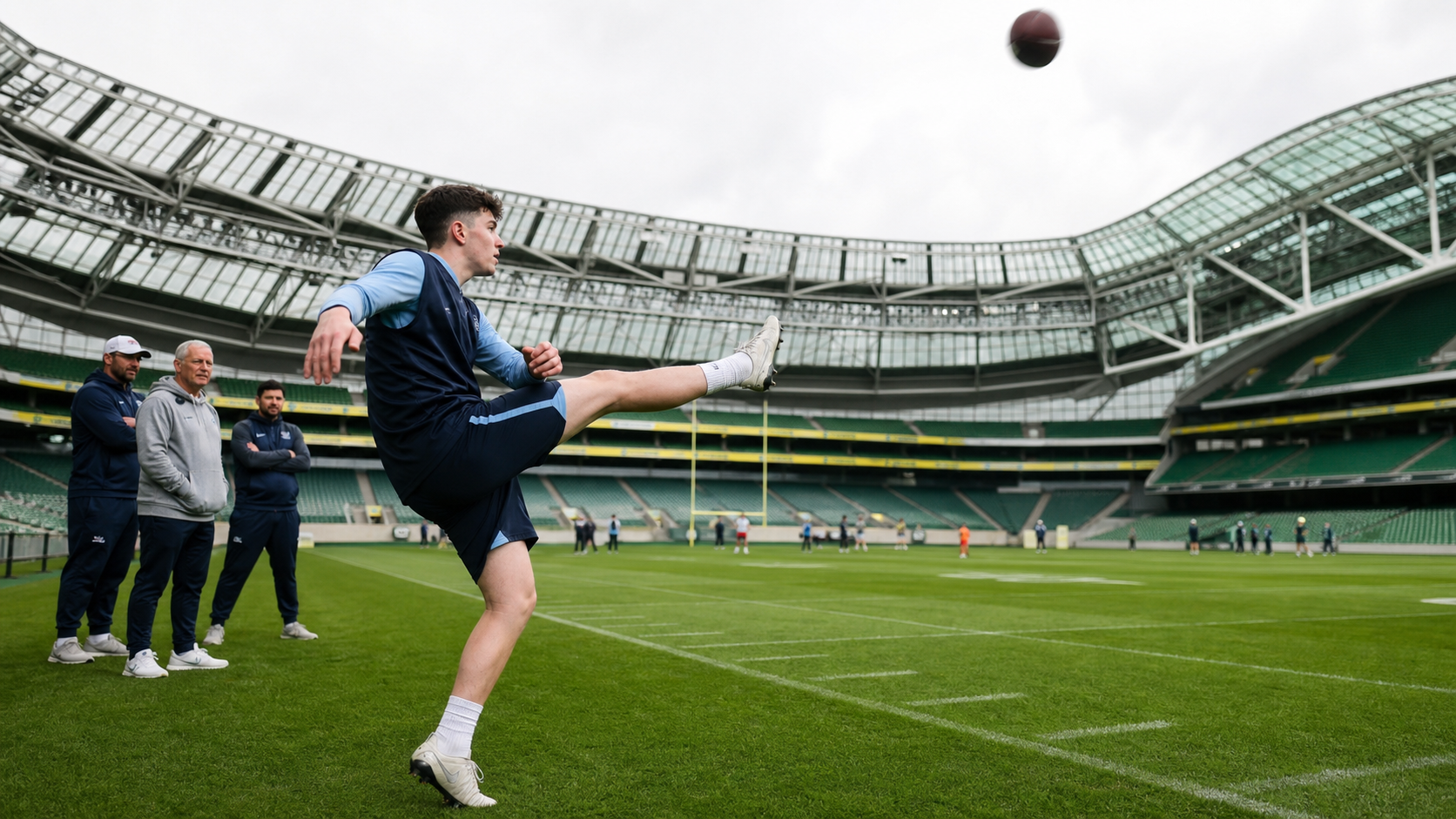 Down's Adam McCann-Gibbs Ready for College Football Debut at the Aviva with UNC Under Belichick