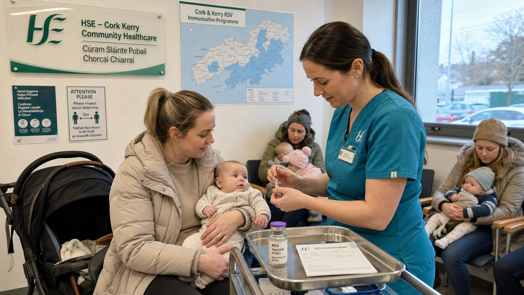 RSV Vaccine Offered to Cork and Kerry Babies as HSE Programme Enters Final Winter Rollout