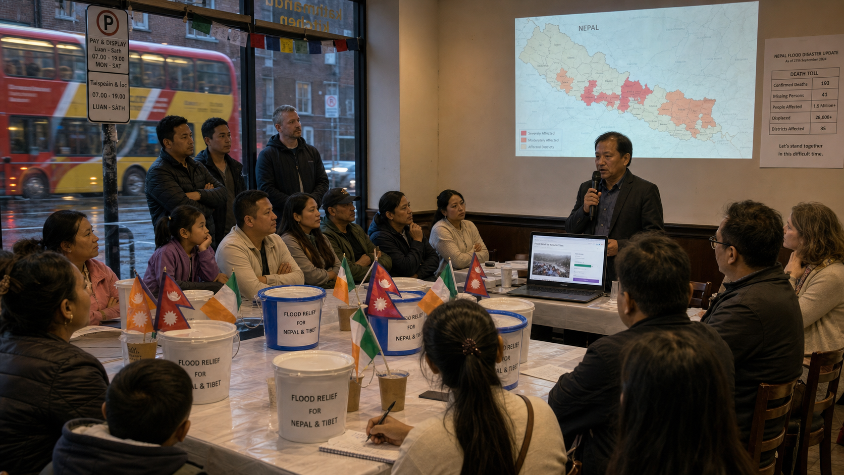 Ireland's Nepalese Community Raises Funds for Flood Victims as Death Toll Passes 626 and 2,400 Remain Missing