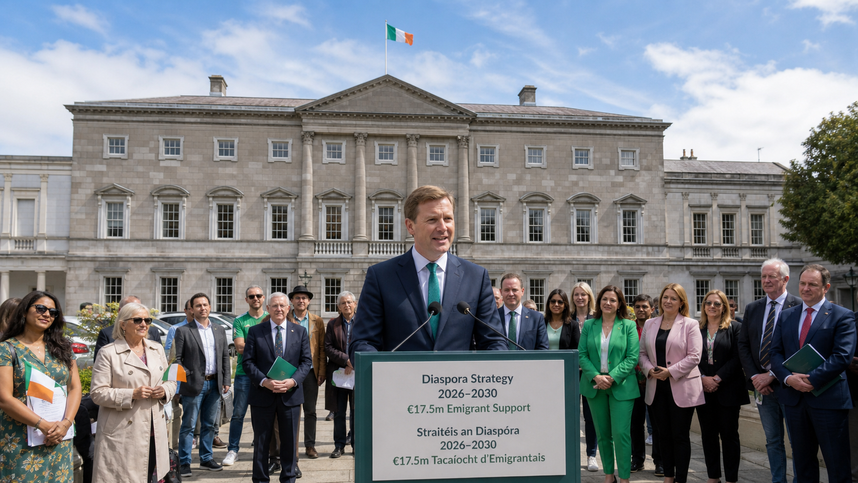 Irish Government Launches Record €17.5 Million Diaspora Support Fund as Strategy Targets 70 Million Worldwide