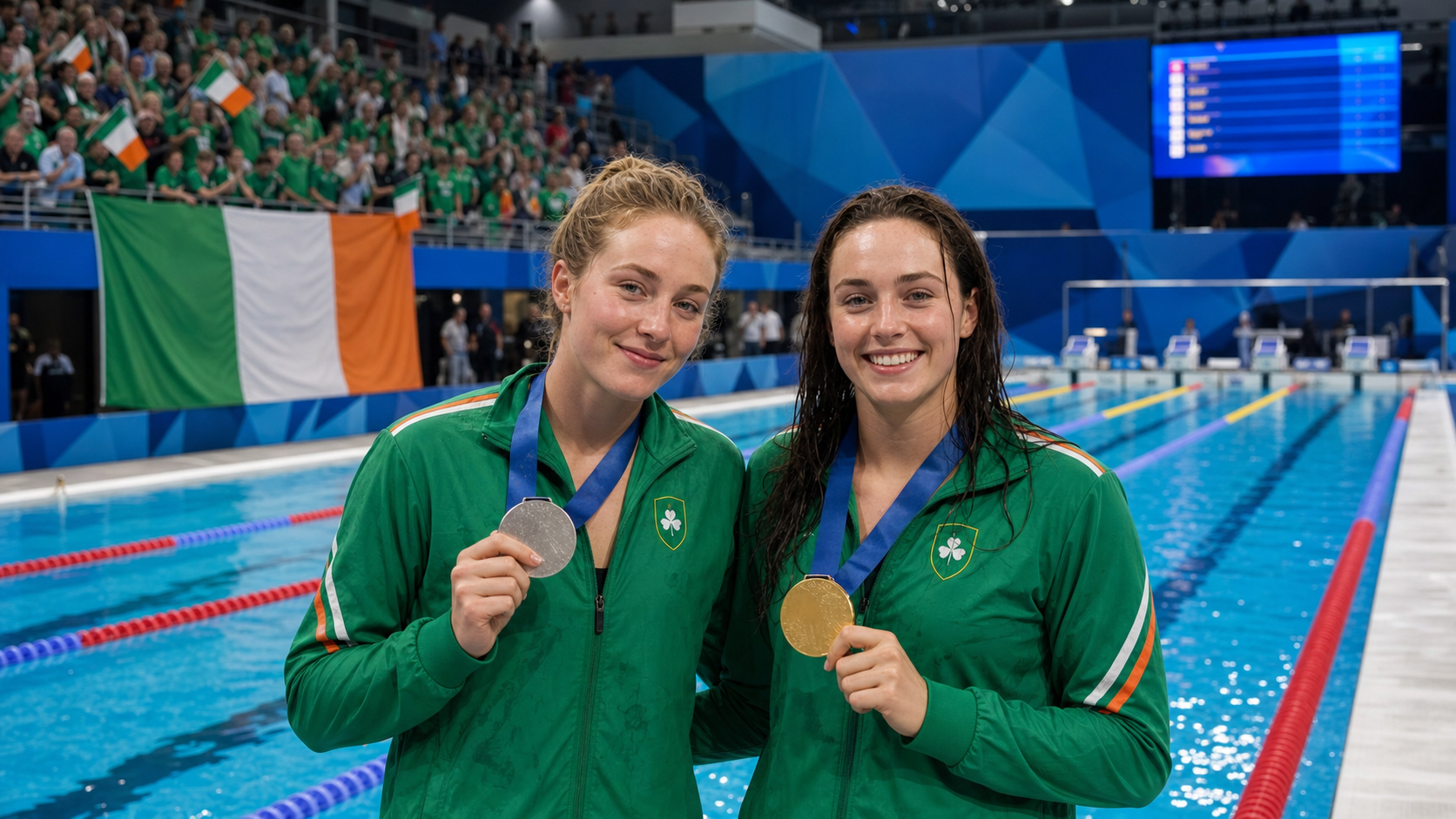 Mona McSharry Breaks Irish Record to Claim European Aquatics Silver as Ellen Walshe Wins Gold in Paris Double