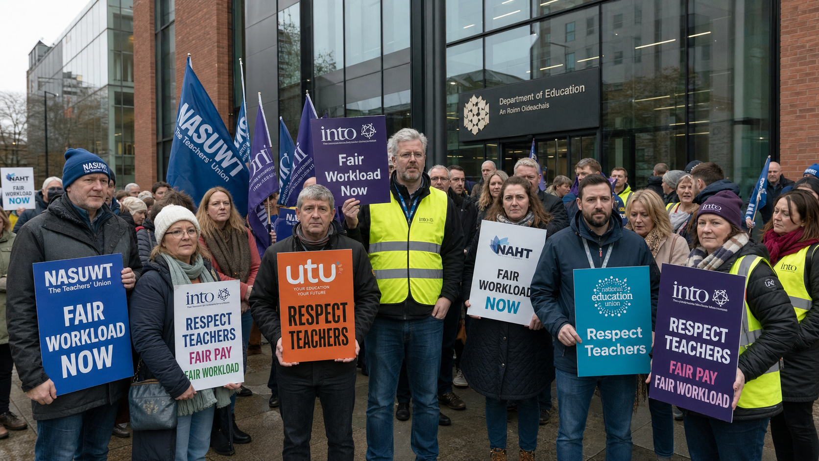 Northern Ireland's Five Teaching Unions Secure Strike Mandates as Workload Dispute with Department of Education Escalates