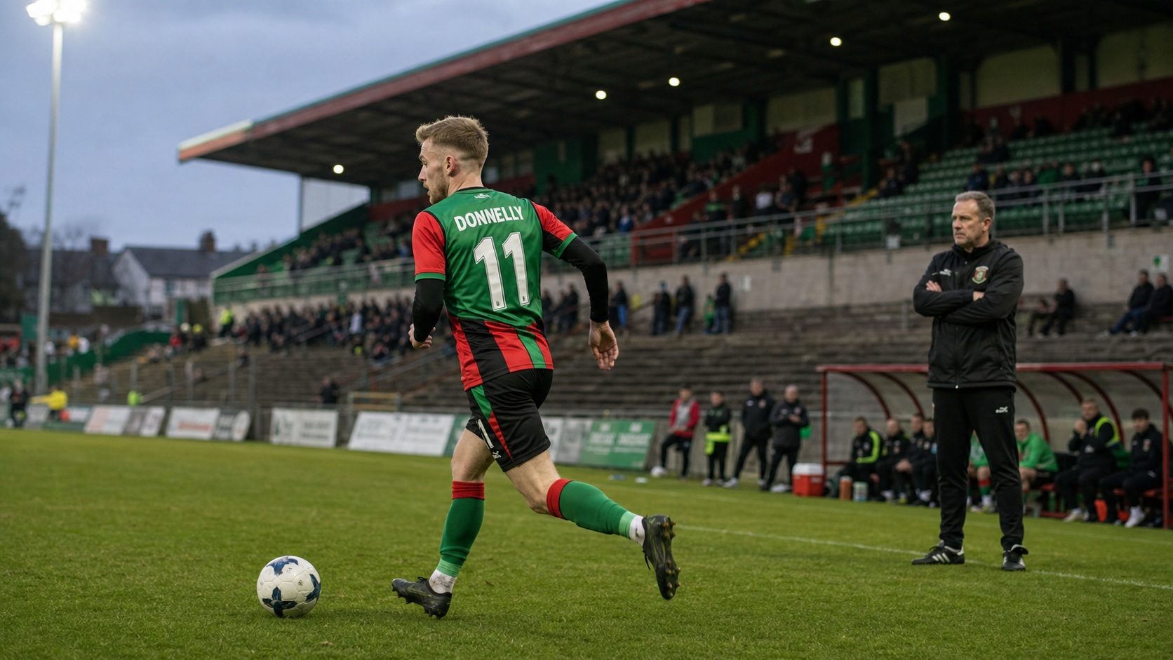 Conor McMenamin Eyes Northern Ireland Recall After Glentoran Return as O'Neill Watches Irish Premiership Form