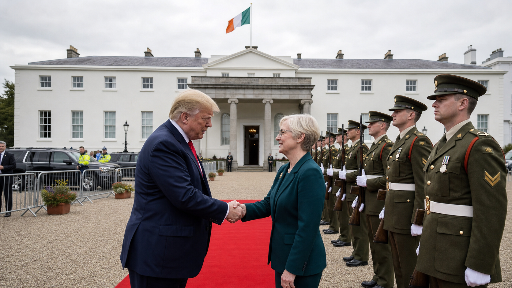Trump to Meet Catherine Connolly at Áras During September Ireland Visit as Security Operation Tops €20m