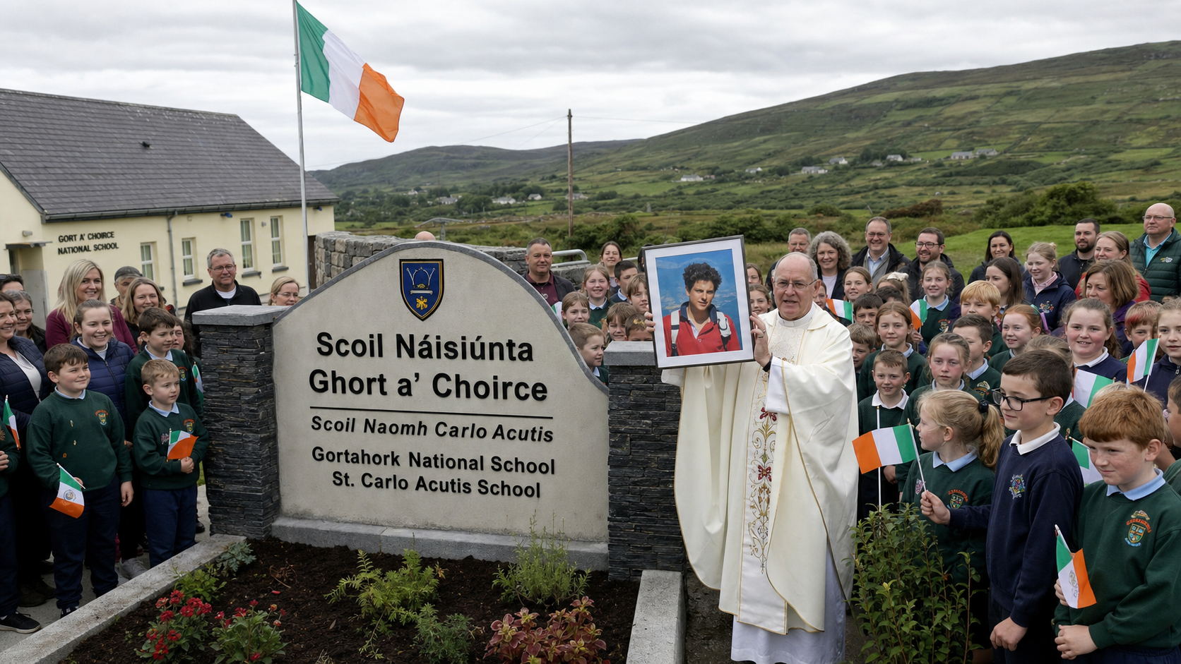 Donegal Gaeltacht School Becomes First in Ireland Named After Millennial Saint Carlo Acutis in Landmark Ceremony