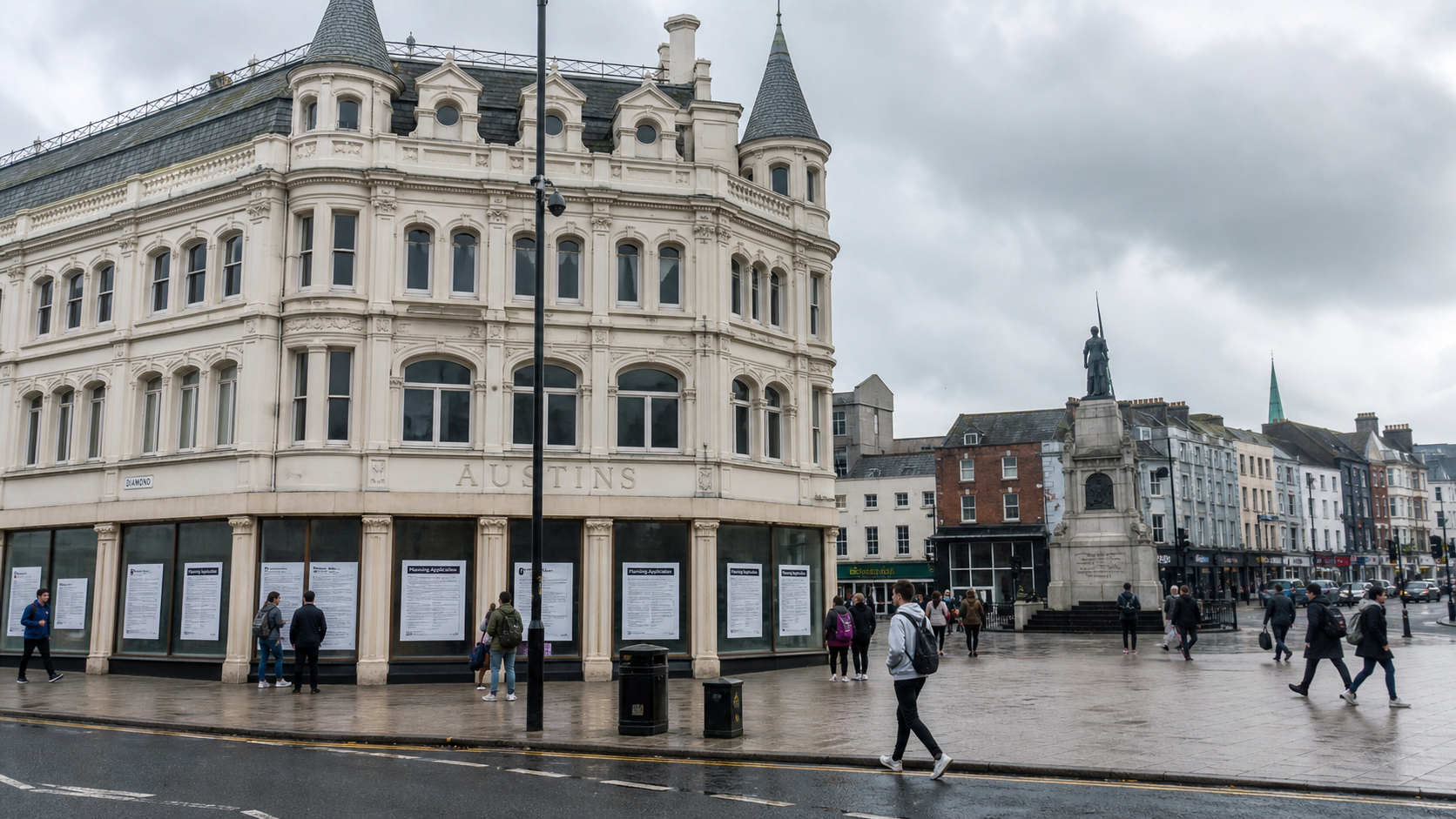 Plans Submitted to Transform Derry's Iconic Former Austins Department Store into Cultural Hub with Library and Exhibition Space