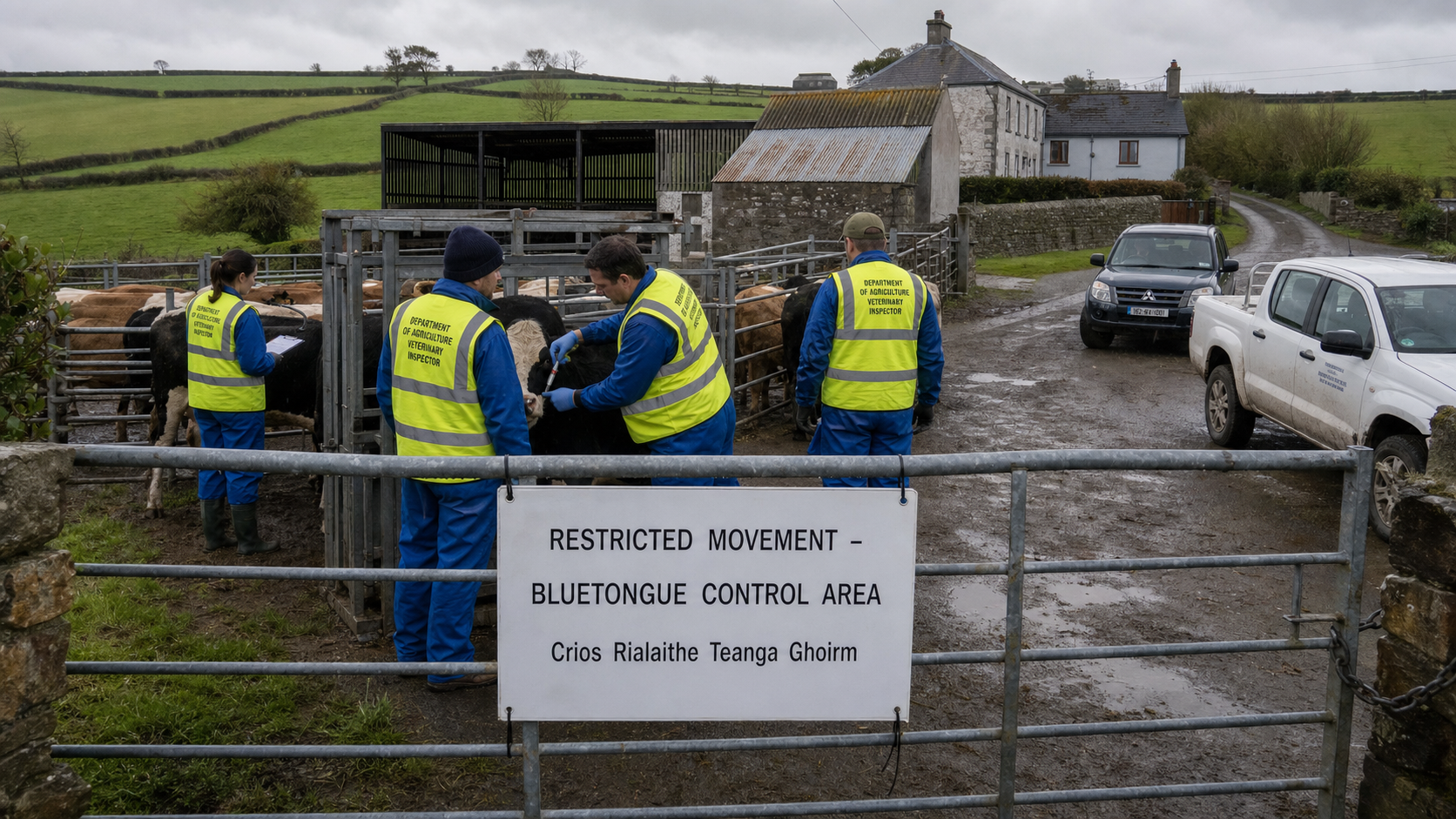 Bluetongue Virus Confirmed in Wexford Cattle Herd as Department of Agriculture Activates Emergency Response