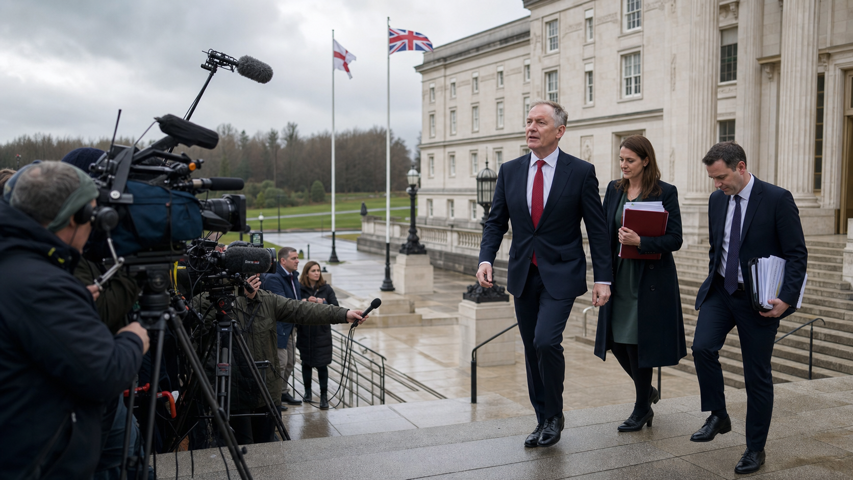 NI Secretary Sir Chris Bryant Arrives at Stormont for First Official Visit as Budget Deadlock Talks Begin