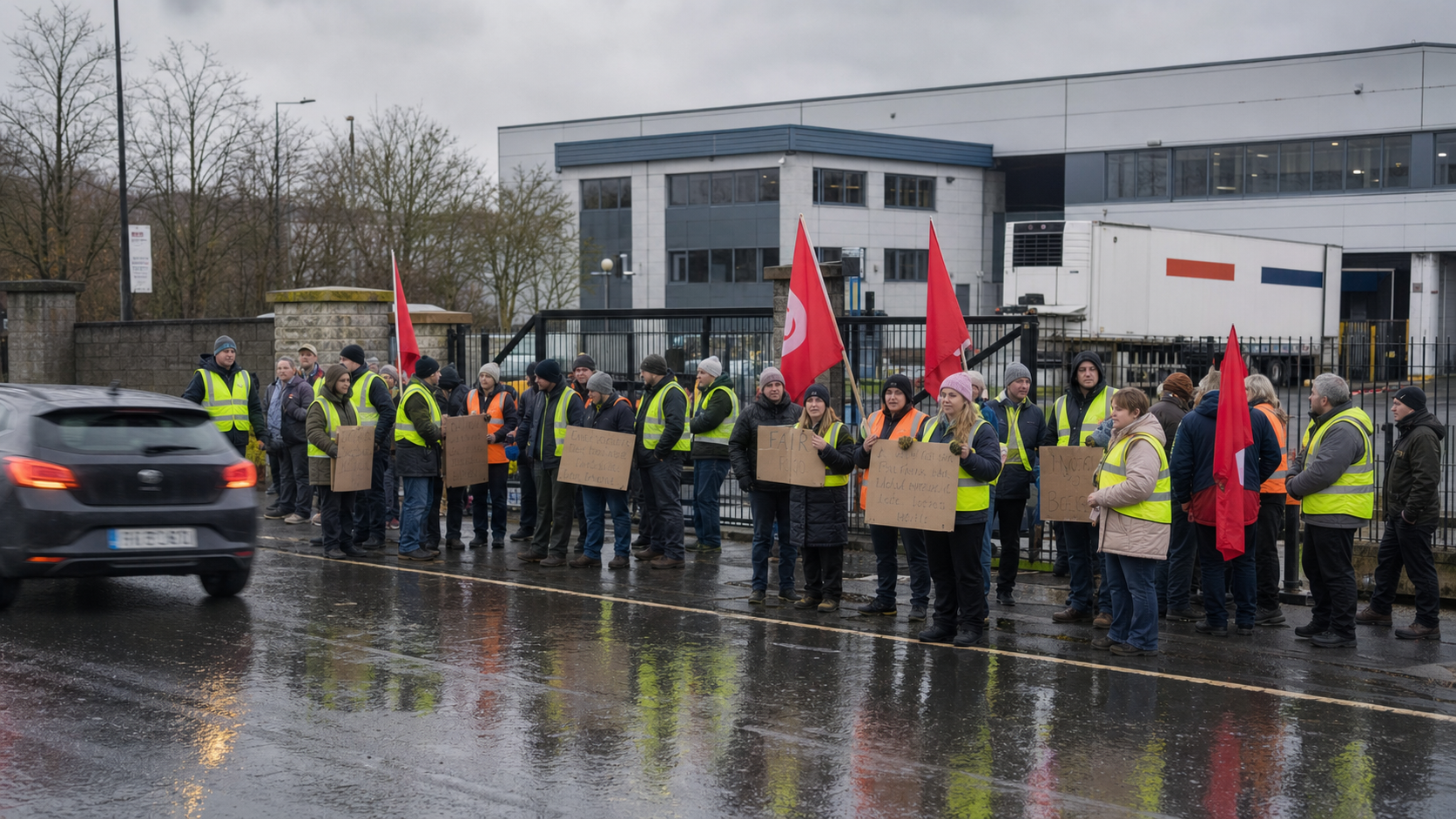 Fridge Raiders Workers in Enniskillen Escalate to All-Out Strike Over Pay and Break Inequality at Pilgrim's Europe Plant