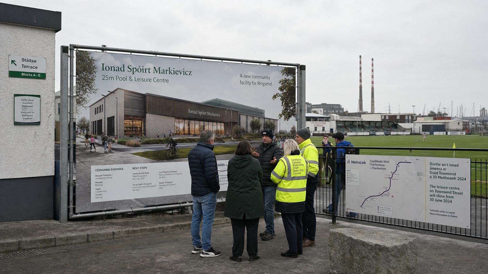 Dublin's New €43 Million Swimming Pool Approved to Replace Markievicz Leisure Centre Demolished for MetroLink