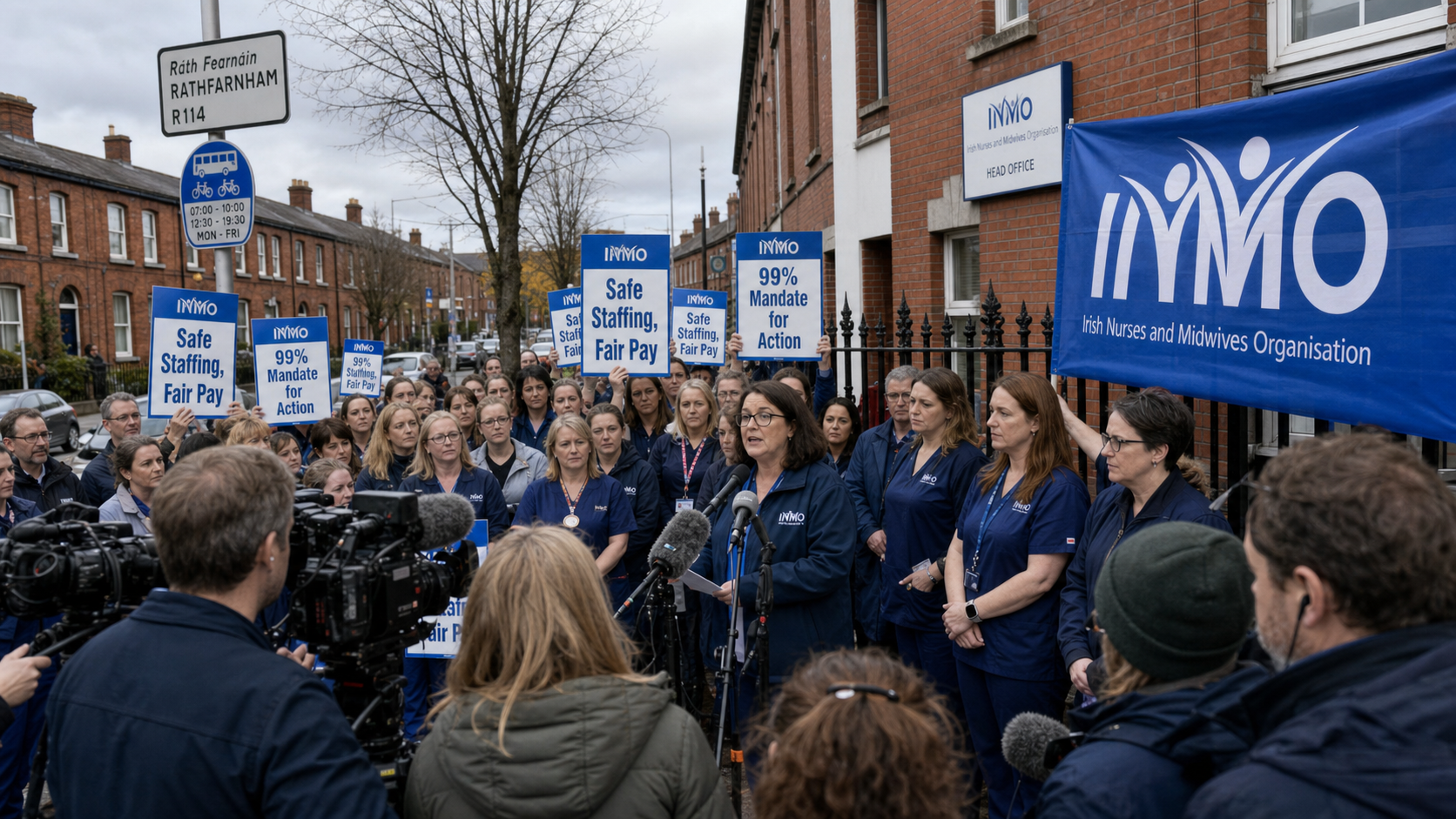 INMO Members Vote 99% for Industrial Action as Nurses and Midwives Demand New Pay Deal Ahead of Budget 2027