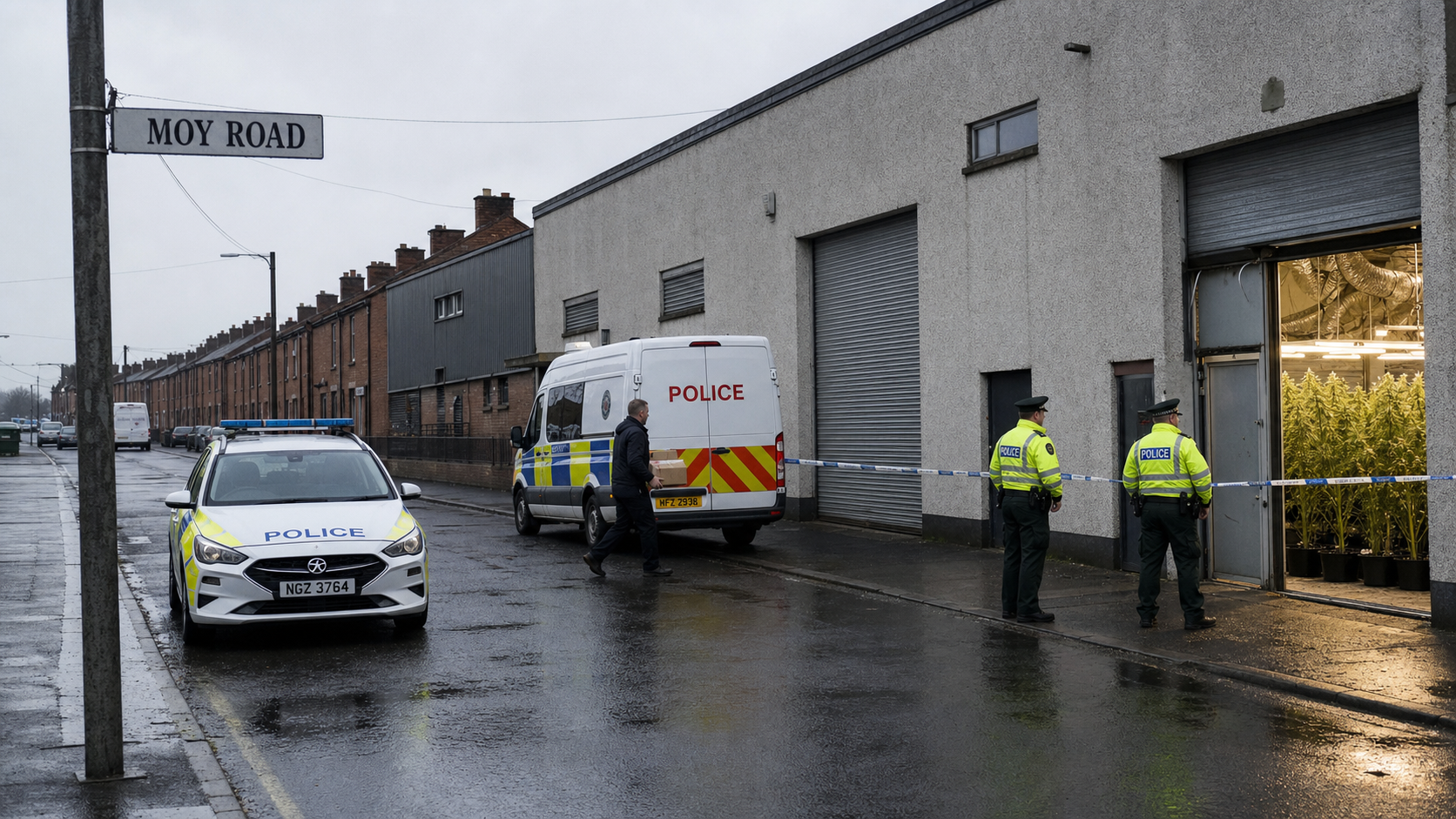 Portadown Cannabis Farm Bust: Man Charged After 300 Plants Found in Sophisticated Armagh Operation