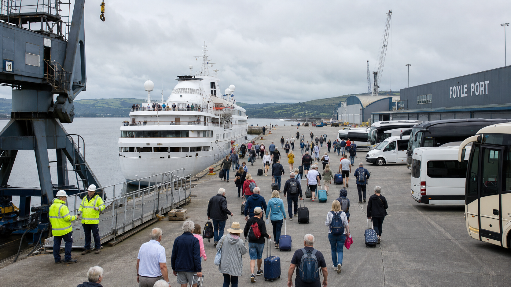 Foyle Port Records Near-Record Cruise Season with 12,000 Passengers Docking at Derry Between April and September