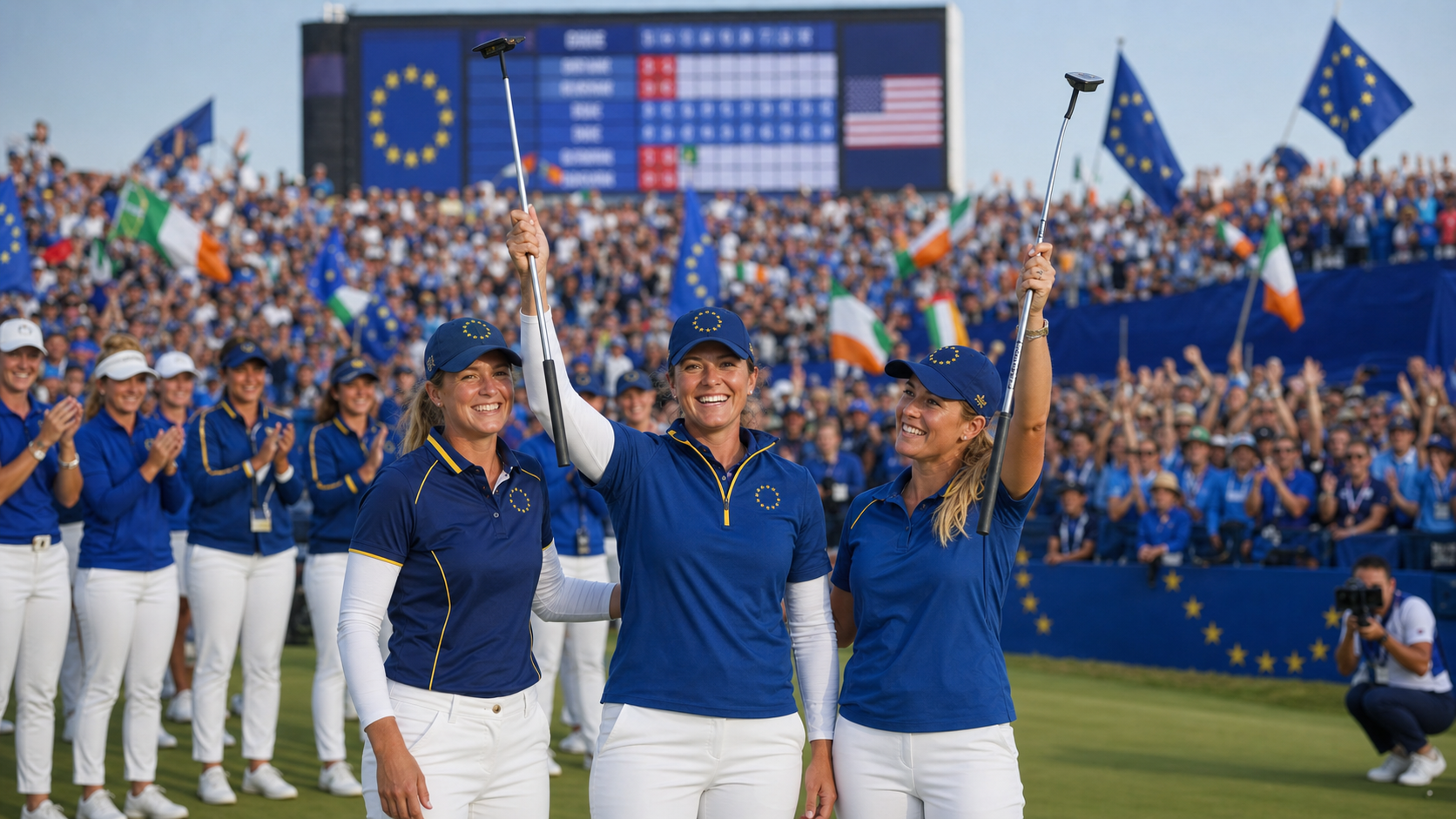 Europe Win Solheim Cup as Irish Trio Maguire, Mehaffey and Dryburgh Contribute to Historic Victory Over USA