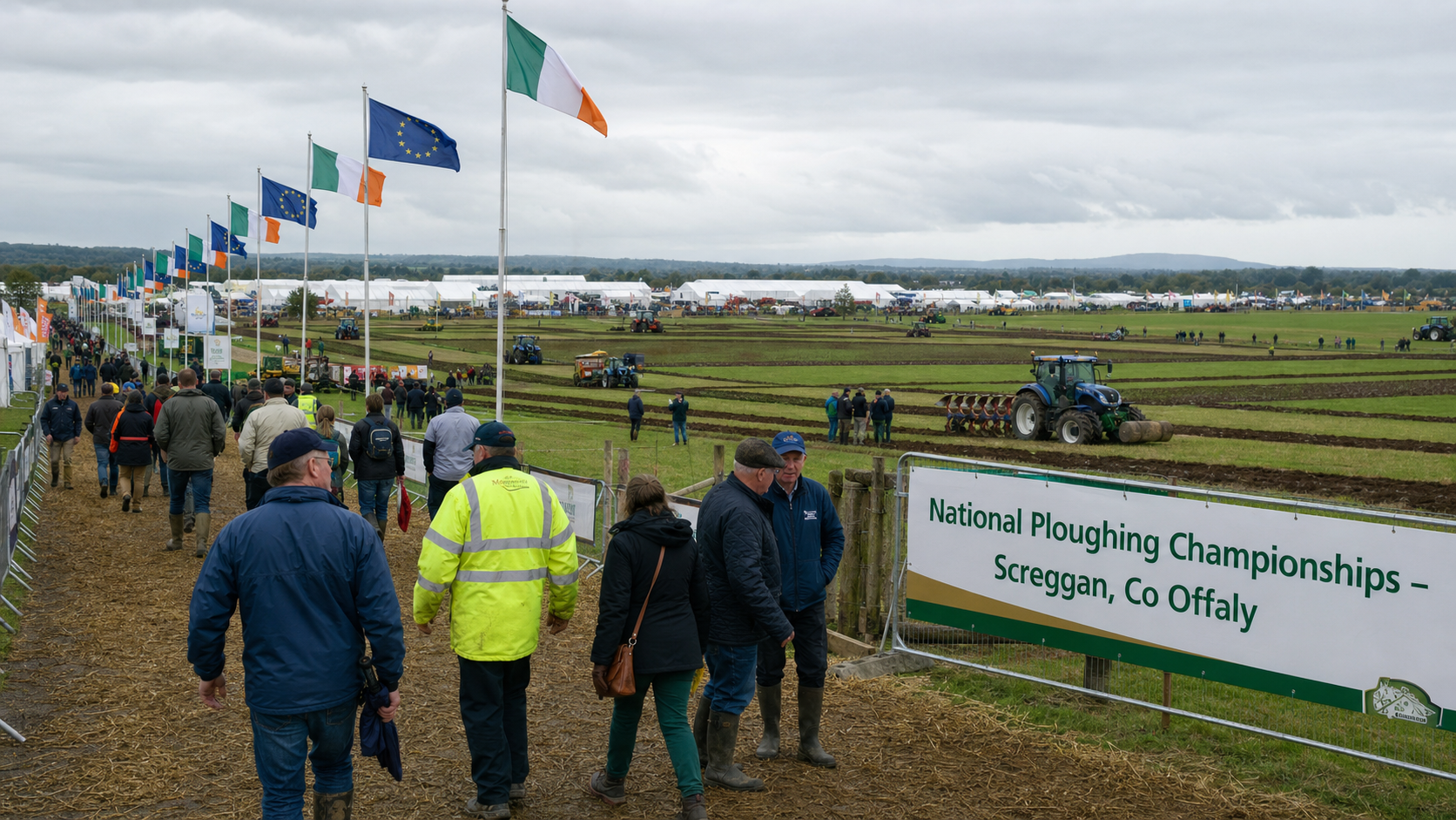 National Ploughing Championships Opens in Offaly with 300,000 Visitors Expected Over Three Days
