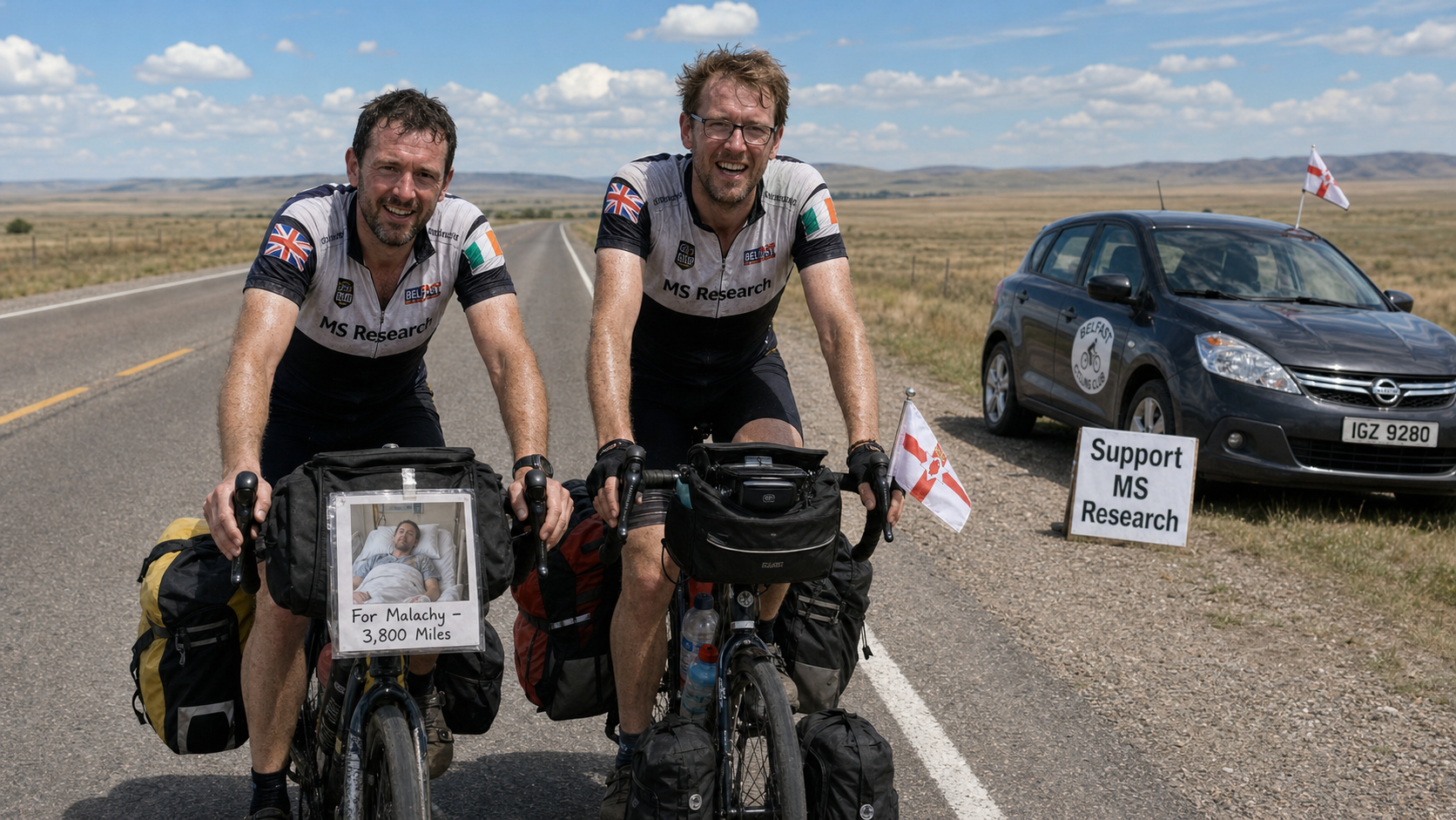 Belfast Brothers Cycling 3,800 Miles Across America to Fund MS Research for Bedridden Sibling