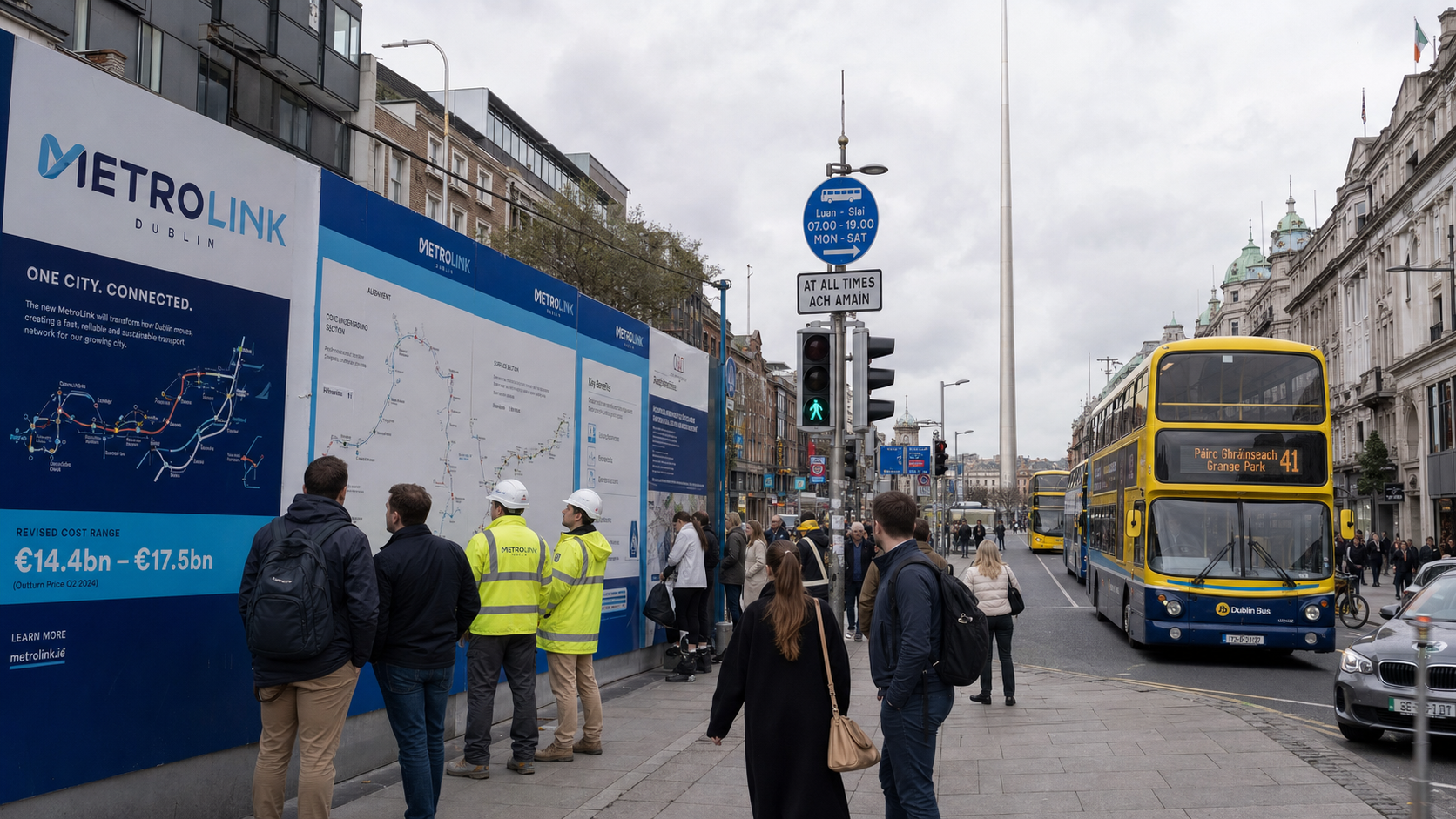 MetroLink Cost More Than Doubles to Up to 17.5 Billion Euro as Government Approves Move to Tender Stage