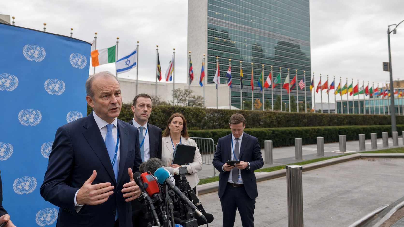 Taoiseach Calls on Israel FA to Withdraw 'Unacceptable' Remarks About Irish Manager Hallgrímsson at UNGA