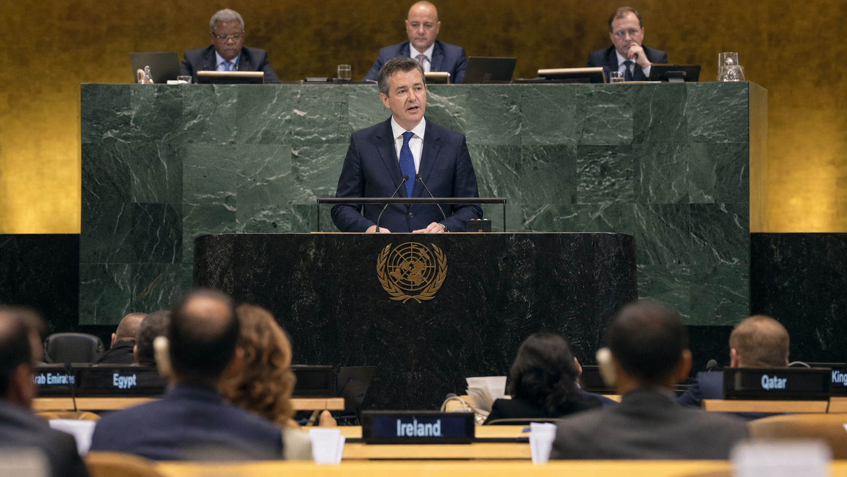 Taoiseach Tells UN General Assembly the World Has 'Failed Palestine' as Gaza Horrors Will 'Shame the World'