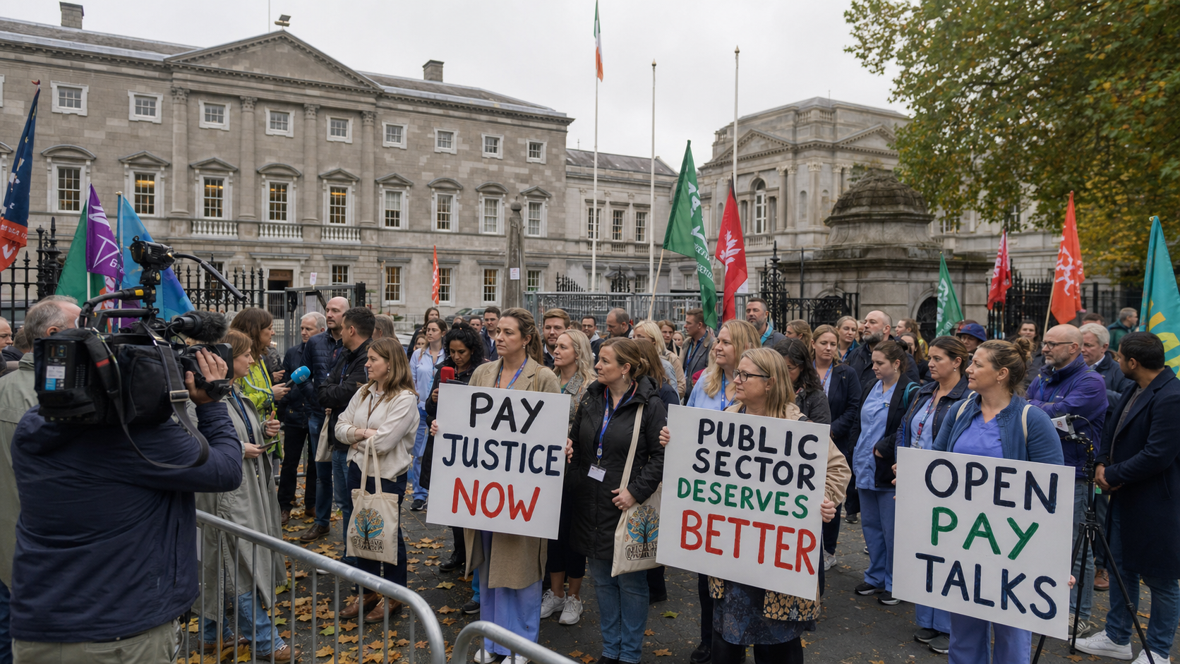 Over 100,000 Public Sector Workers Begin Work-to-Rule as Pay Dispute Escalates Toward October Strikes