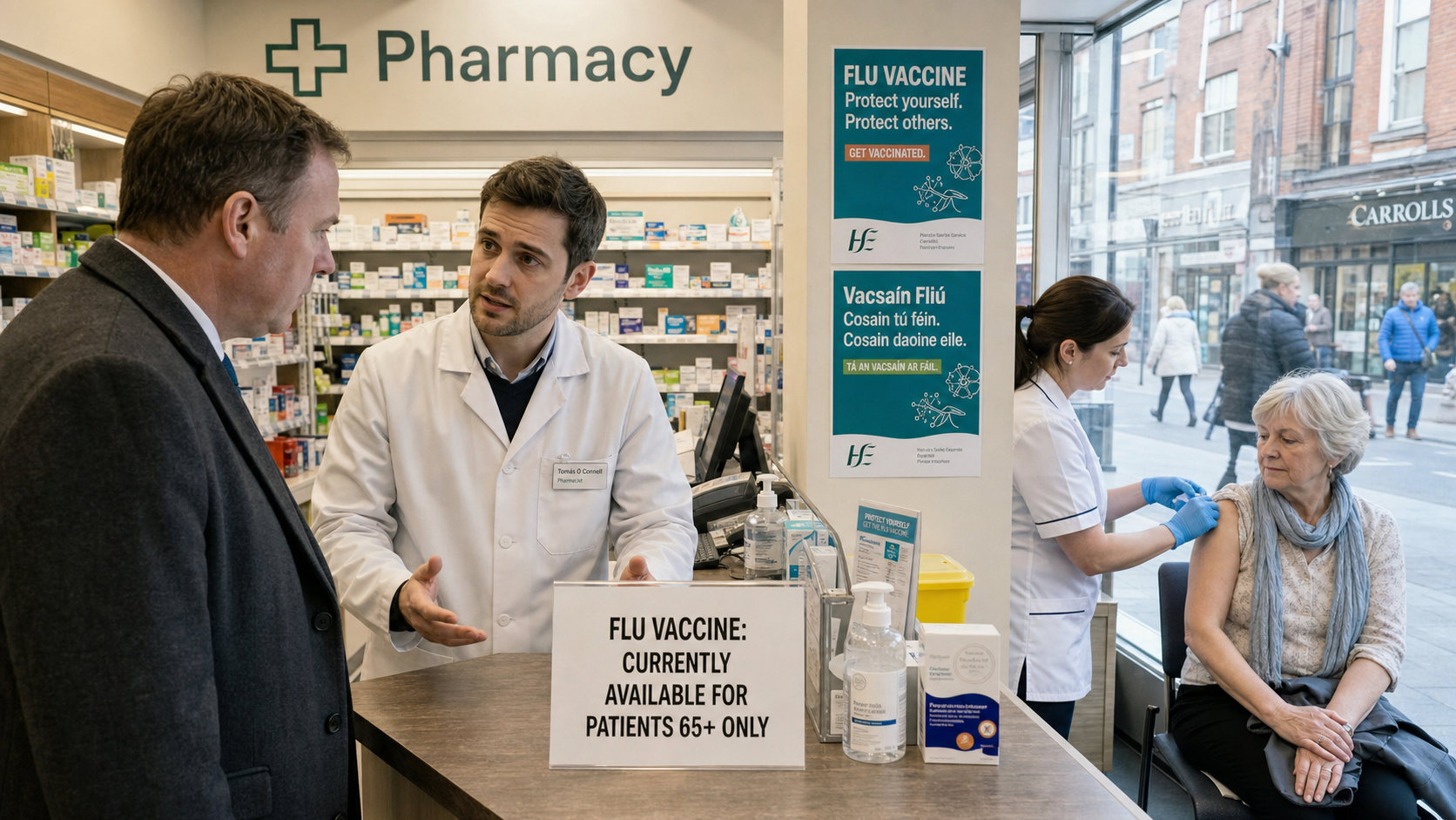 Pharmacists Restrict Flu Vaccine to Over-65s as Manufacturing Crunch Leaves Private Supplies Short