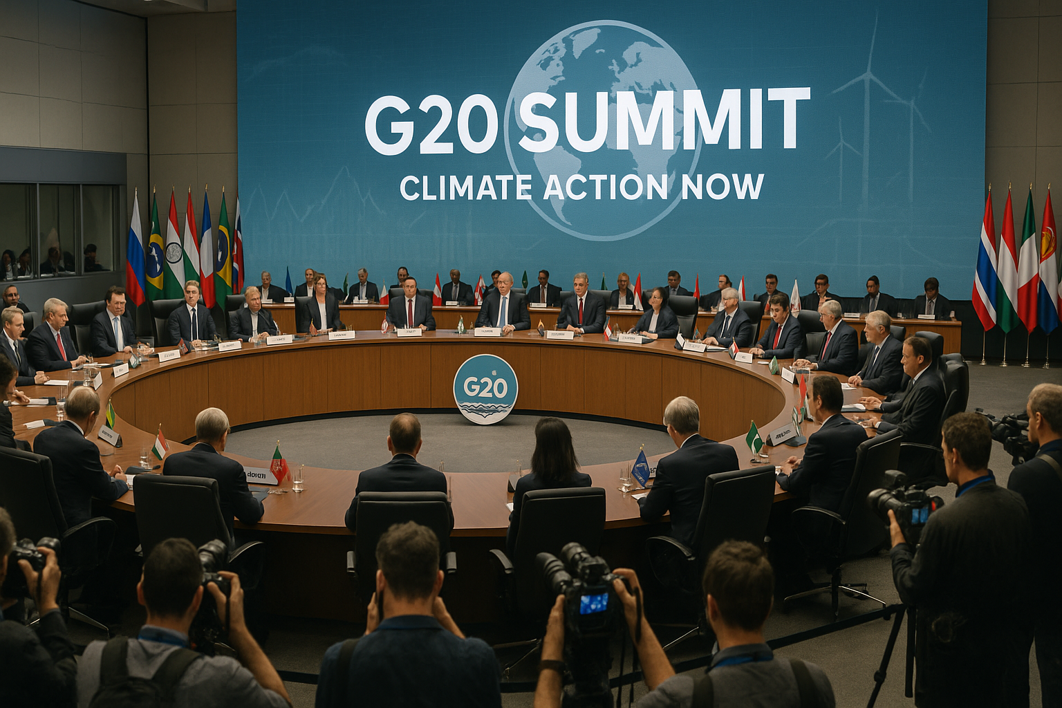 Global Leaders Convene at G20 Summit to Address Climate Crisis